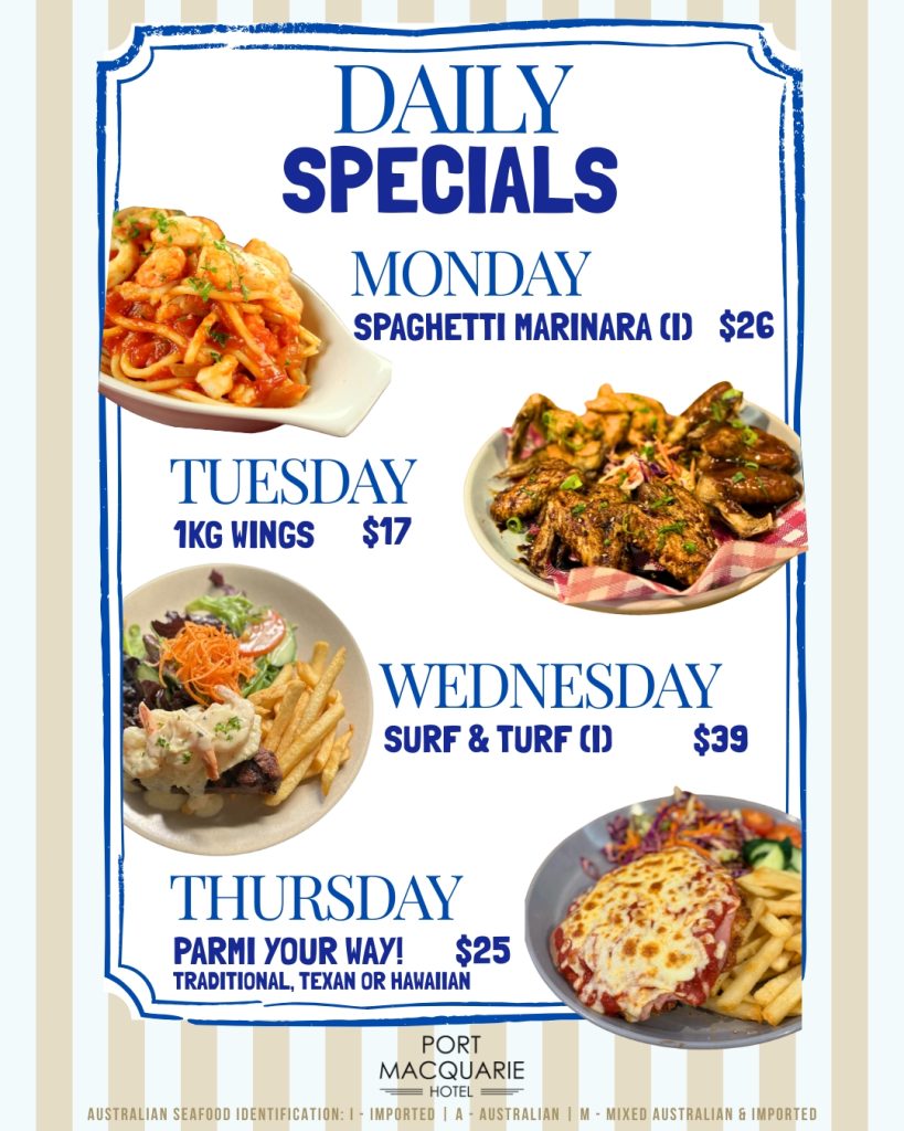 Daily Specials